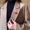 Heart brooch