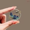 Round brooch
