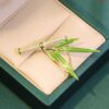 Green bambo leaf
