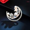 Moon brooch