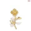 Golden Rose brooch