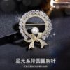 Diamond cut brooch