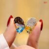 Single stone butterfly