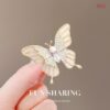 Stone Butterfly Brooch - Image 2