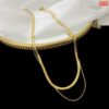A layer thick and a layer thin 18K gold Necklace NC70 - Image 3