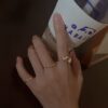 Double Butterfly Golden Ring set - Image 4