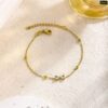 Love Zircon Stone Bracelet (Gold polis) - Image 2