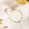 Love Zircon Stone Bracelet (Gold polis) - Image 3