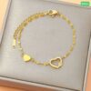 One hollow love one solid love Bracelet(18k gold polis) - Image 5