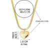 Love You More  Necklace(18k gold polis) - Image 2