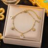 Lock Style Love Bracelet(18k gold polis) - Image 4