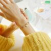 Lock Style Love Bracelet(18k gold polis) - Image 2