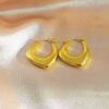 18K gold plated earrings