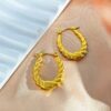 18K gold plated earrings
