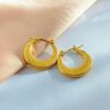 18K gold plated earrings