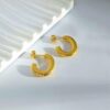 18K gold plated earrings