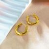 18K gold plated earrings