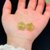 Gold Flower 21K shining Jewellery set JS25 Necklace + Earrings + Bracelet - Image 2