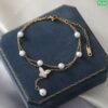 Pearl Butterfly 18K GOLD Anklet - Image 3