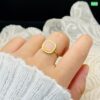 18K Gold Titanium steel ring - Image 2