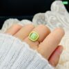 18K Gold Titanium steel ring