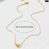 Solid Hollow Love Necklace NC91 - Image 3