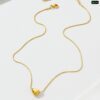 Solid Hollow Love Necklace NC91 - Image 4