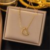 Single Love 22K Gold Polish Necklace