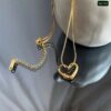 Single Love 22K Gold Polish Necklace - Image 4