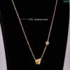 Paper Airplane 18K Gold Necklace NC88 - Image 4
