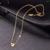 Paper Airplane 18K Gold Necklace NC88 - Image 5