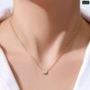 Simple one stone Chain NC87