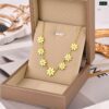 7-Flower Stainless Steel Necklace