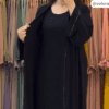 Premium Quality Turkish Party Burkha - Black - Image 4