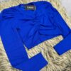 Croptop full hata (blue colour)
