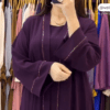 Premium Quality Turkish Party Burkha - Purple